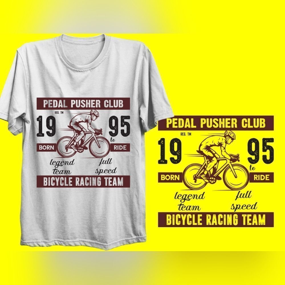 Bicycle Short Sleeve T-shirt Apparel Unisex Size Bike Enthusiast Theme